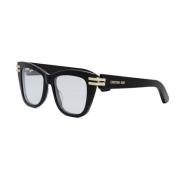 Dior Stiliga solglasögon för modeentusiaster Black, Unisex