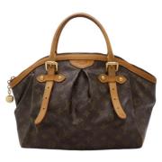 Louis Vuitton Vintage Pre-owned Tyg louis-vuitton-vskor Brown, Dam