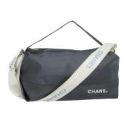 Chanel Vintage Pre-owned Nylon chanel-vskor Gray, Dam