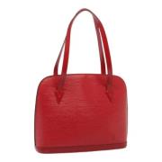 Louis Vuitton Vintage Pre-owned Laeder axelremsvskor Red, Dam