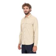 Levi's Beige Western Barstow Långärmad Skjorta Beige, Herr