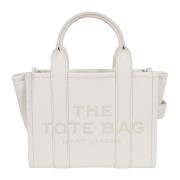 Marc Jacobs Vit Läder Shopper Tote Väska White, Dam