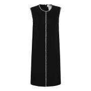 Max Mara Svart Klänning Aw24 Dammode Black, Dam