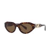 Michael Kors Empire Oval MK 2192 Solglasögon Brown, Dam