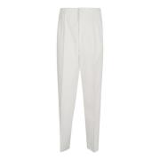 Brunello Cucinelli Vita Bomullbyxor Stilfull Modern Man White, Herr