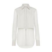 Brunello Cucinelli Elegant Skjortor Kollektion White, Dam