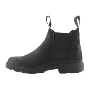 Nature Footwear Klassisk Chelsea Boot i svart nubuck Black, Herr