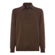 Boggi Milano Merinoull polo 12 Gg Brown, Herr