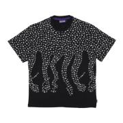 Octopus Svart Studs Tee Kortärmad T-shirt Black, Herr