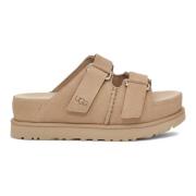 UGG W Goldenstar Hi Slid Beige, Dam