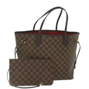 Louis Vuitton Vintage Pre-owned Canvas axelremsvskor Brown, Dam