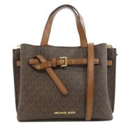 Michael Kors Pre-owned Pre-owned Canvas totevskor Brown, Dam