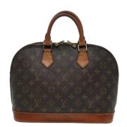 Louis Vuitton Vintage Pre-owned Canvas handvskor Brown, Dam