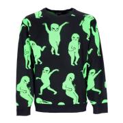 Ripndip Alien Dance Party Stickad Tröja Svart Black, Herr