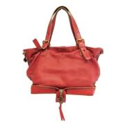 Chloé Pre-owned Pre-owned Laeder handvskor Red, Dam