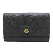 Louis Vuitton Vintage Pre-owned Tyg nyckelhllare Black, Dam