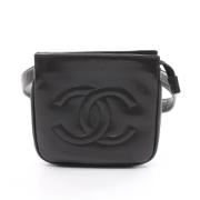 Chanel Vintage Pre-owned Laeder chanel-vskor Black, Dam