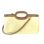 Louis Vuitton Vintage Pre-owned Tyg louis-vuitton-vskor Beige, Dam