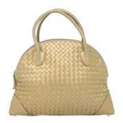 Bottega Veneta Vintage Pre-owned Laeder handvskor Yellow, Dam