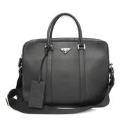 Prada Vintage Pre-owned Laeder prada-vskor Black, Dam