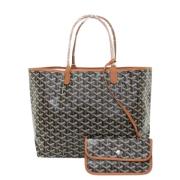 Goyard Vintage Pre-owned Canvas axelremsvskor Brown, Dam