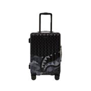 Sprayground Hardshell resväska med dragkedja Black, Unisex