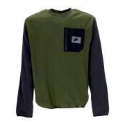 Nike Sportswear Crewneck Sweatshirt Polar Fleece Green, Herr