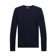 Polo Ralph Lauren Round-neck Knitwear Blue, Dam