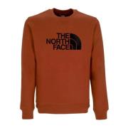 The North Face Brun Crewneck Sweatshirt Snygg och Bekväm Brown, Herr