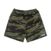 HUF Camo Herr Casual Shorts Green, Herr