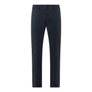 BomBoogie Spy Slim Fit Byxor i Stretch Bomullsatin Blue, Herr