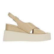 Elena Iachi Med klack beige Beige, Dam