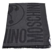 Moschino Scarfs Grå Gray, Unisex