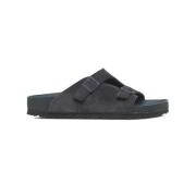 Birkenstock Mocka Sandal 'Zürich' Uppgradera Stil Gray, Herr