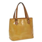 Louis Vuitton Vintage Pre-owned Laeder handvskor Beige, Dam