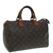 Louis Vuitton Vintage Pre-owned Canvas louis-vuitton-vskor Brown, Dam