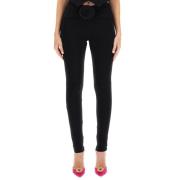 Magda Butrym Elegant Skinny Fit Byxor Black, Dam