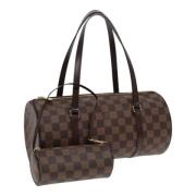 Louis Vuitton Vintage Pre-owned Canvas louis-vuitton-vskor Brown, Dam