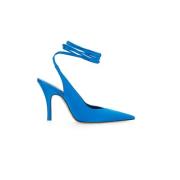 The Attico Elegant Venus Slingback Pumps Blue, Dam