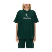 Sporty & Rich T-shirt med logotyp Green, Dam