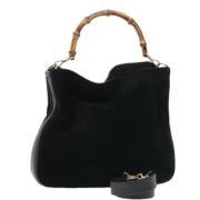 Gucci Vintage Pre-owned Mocka gucci-vskor Black, Dam