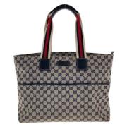 Gucci Vintage Pre-owned Canvas gucci-vskor Gray, Dam