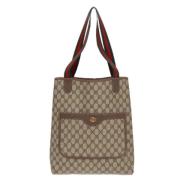 Gucci Vintage Pre-owned Laeder gucci-vskor Beige, Dam