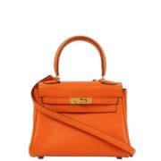 Hermès Vintage Pre-owned Canvas handvskor Orange, Dam