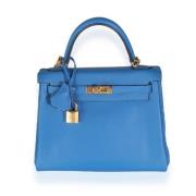 Hermès Vintage Pre-owned Laeder handvskor Blue, Dam