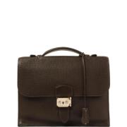 Hermès Vintage Pre-owned Canvas handvskor Brown, Dam