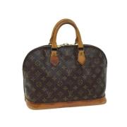 Louis Vuitton Vintage Pre-owned Canvas handvskor Brown, Dam