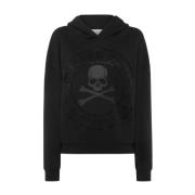 Philipp Plein Unik Damhoodie med Stil Aadcwjb1768Pjo002N02 Black, Dam