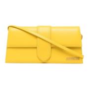 Jacquemus Gul Axelväska Le Bambino Yellow, Dam