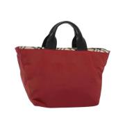 Burberry Vintage Pre-owned Nylon handvskor Red, Dam